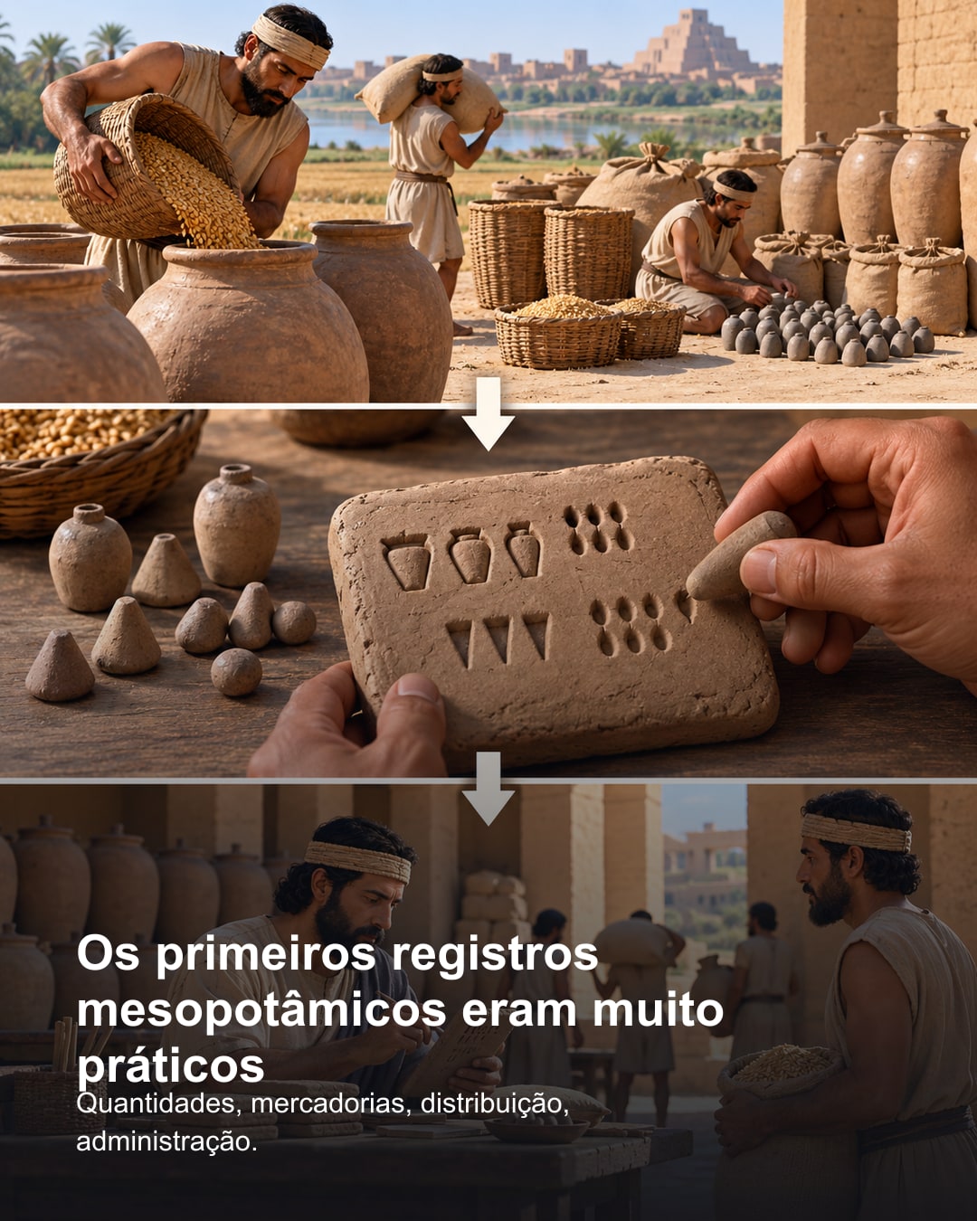 Infográfico complementar da matéria: Por que levamos quase 300 mil anos para inventar a escrita?