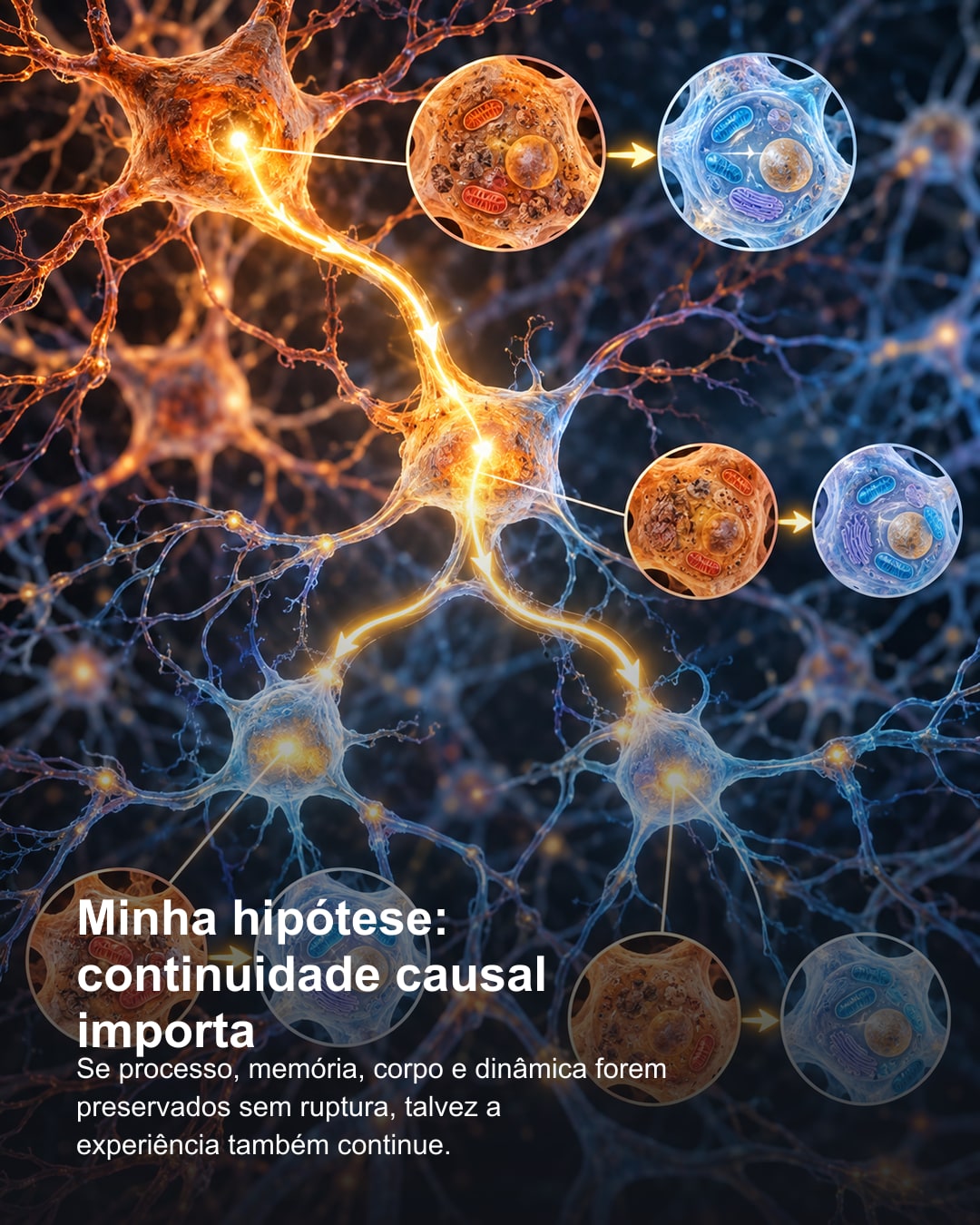 Infográfico complementar da matéria: Se trocarmos todos os neurônios aos poucos, continuamos sendo a mesma pessoa?
